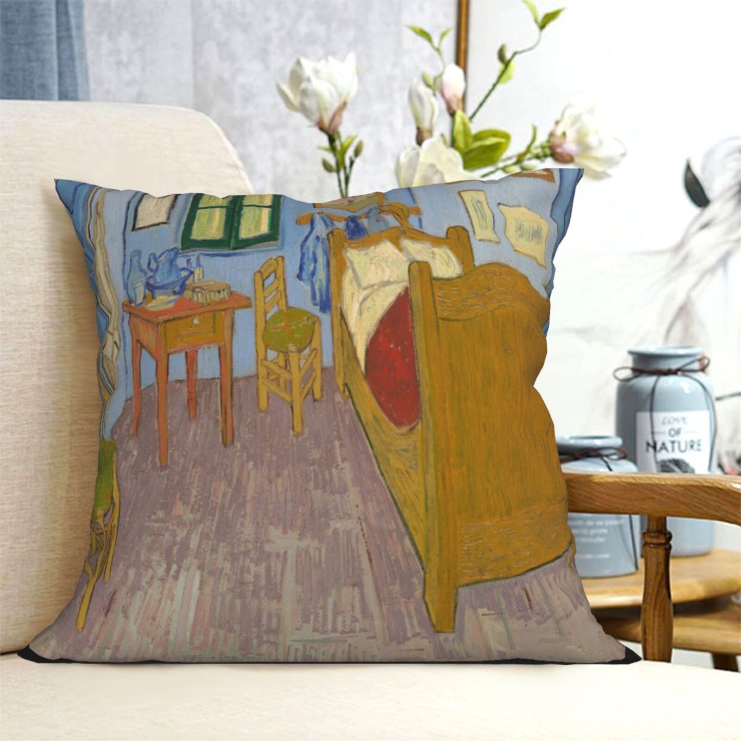 Vincent Van Gogh Decorative Cushion Covers 18 x 18 Inches Set of 4