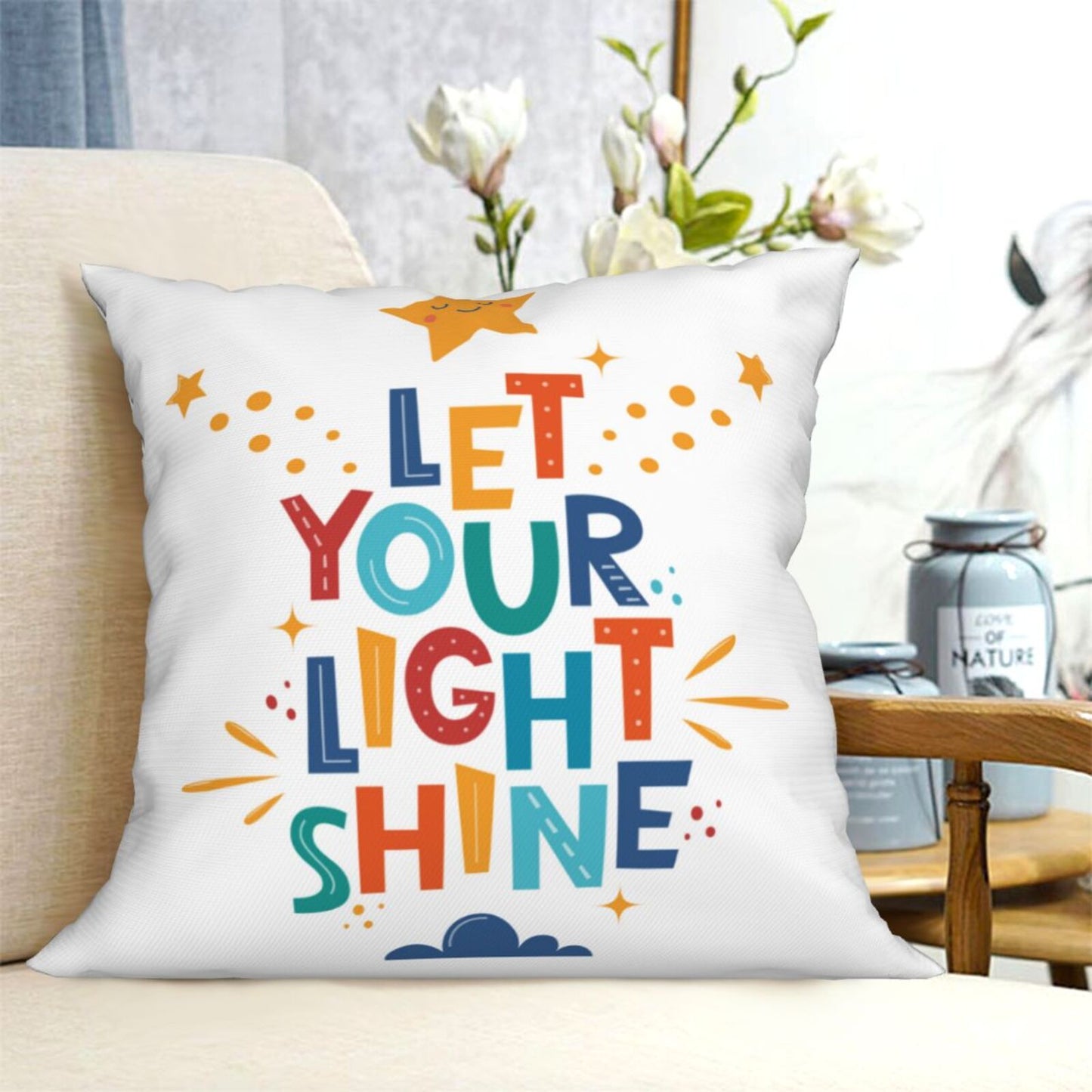 Colorful Classroom Throw Pillow Covers Inspiration Quotes Cushion Covers for Kids Boys Girls