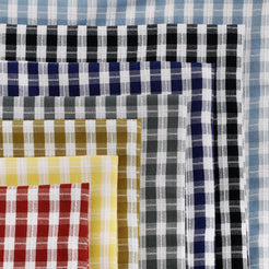 Plaid throw pillow covers 18x18 Set of 2 for sofa couch and living room decor
