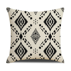 Boho throw pillow covers 18x18 Set of 4 for sofa couch and living room decor