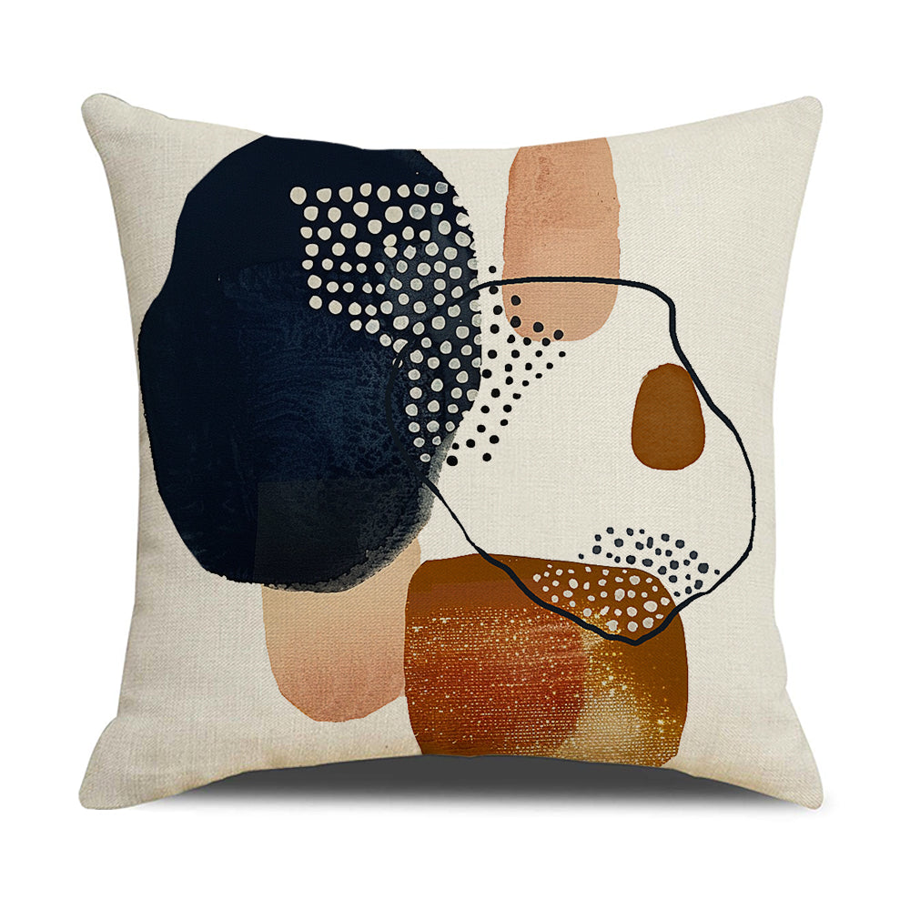 Boho Pillow Covers 18x18 inch Set of 4 Abstract Mid Century Cushion Covers for Couch Sofa