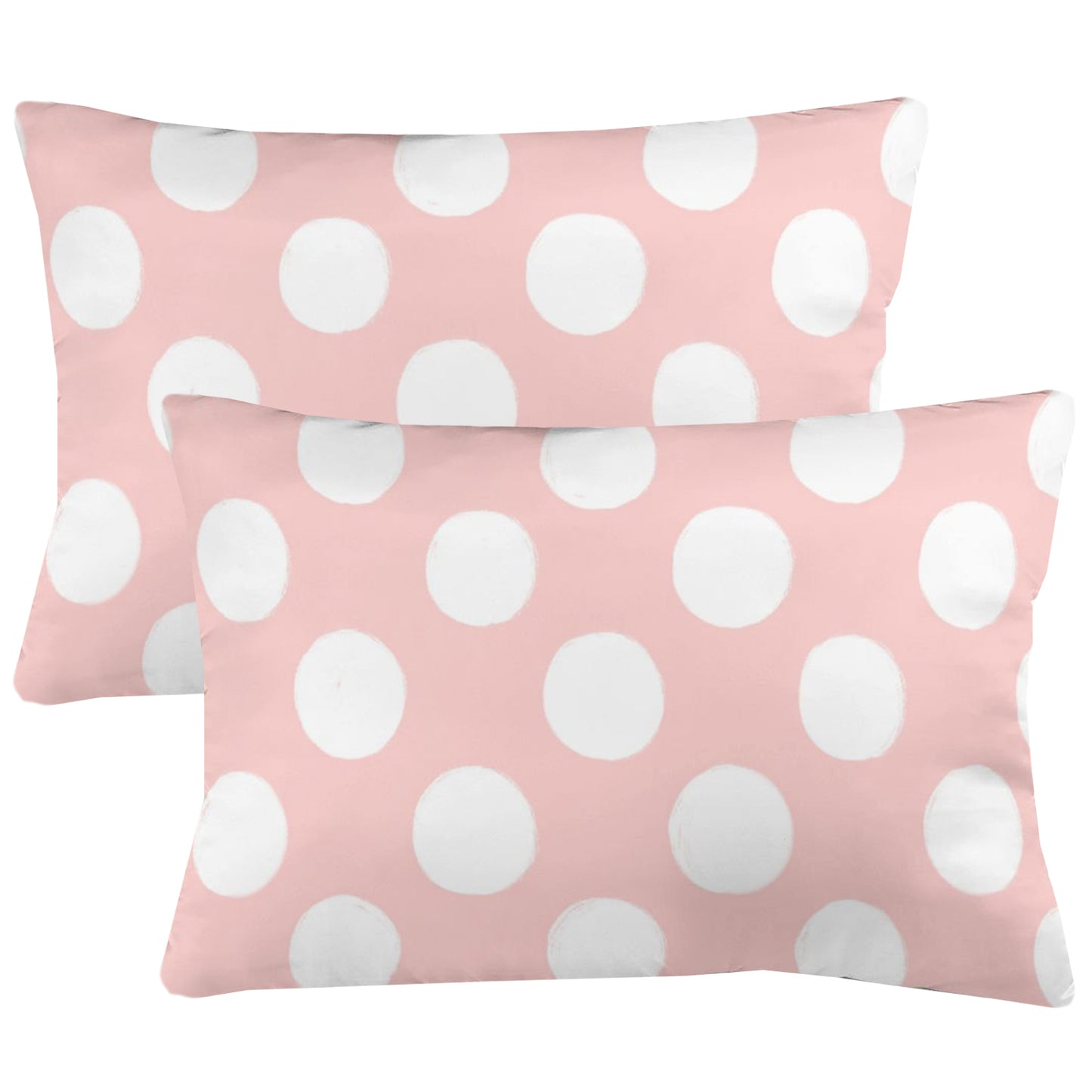 Polka Dot Throw Pillow Covers 18x18 inch Set of 2 Modern Velvet Decorative Cushion Covers