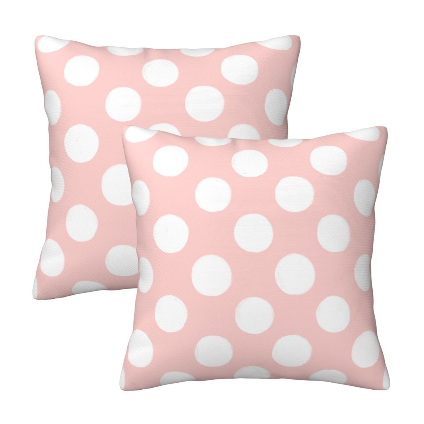 Polka Dot Throw Pillow Covers 18x18 inch Set of 2 Modern Velvet Decorative Cushion Covers