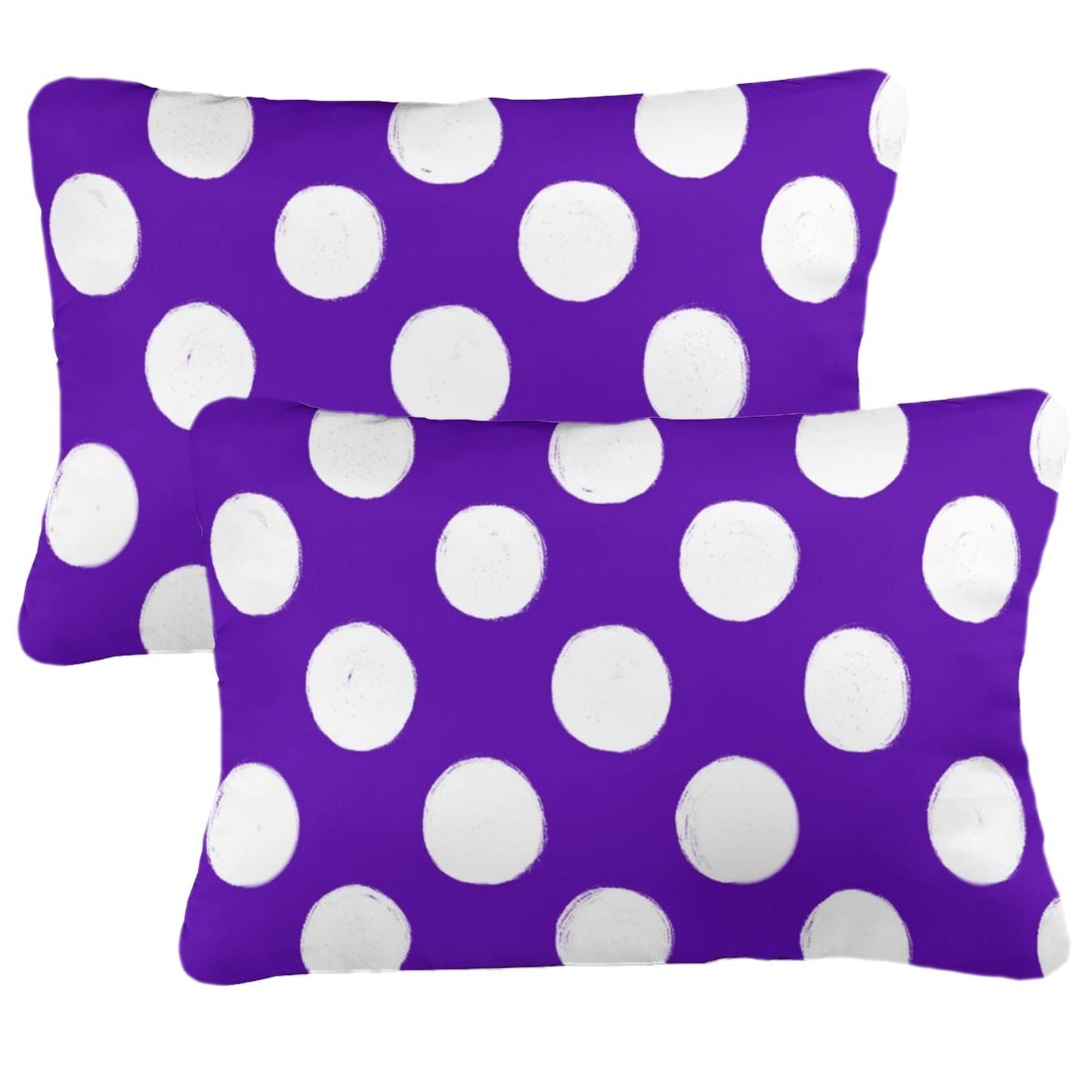 Polka Dot Throw Pillow Covers 18x18 inch Set of 2 Modern Velvet Decorative Cushion Covers