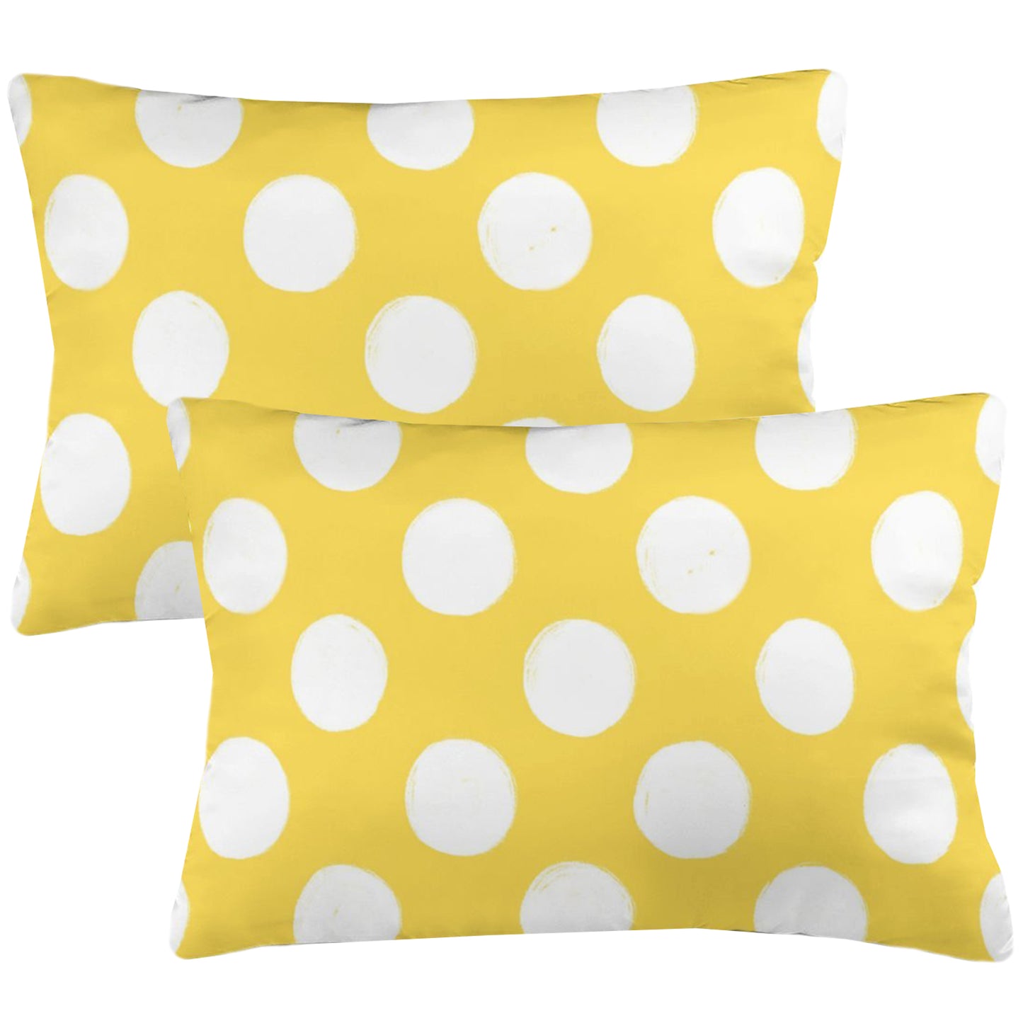 Polka Dot Throw Pillow Covers 18x18 inch Set of 2 Modern Velvet Decorative Cushion Covers