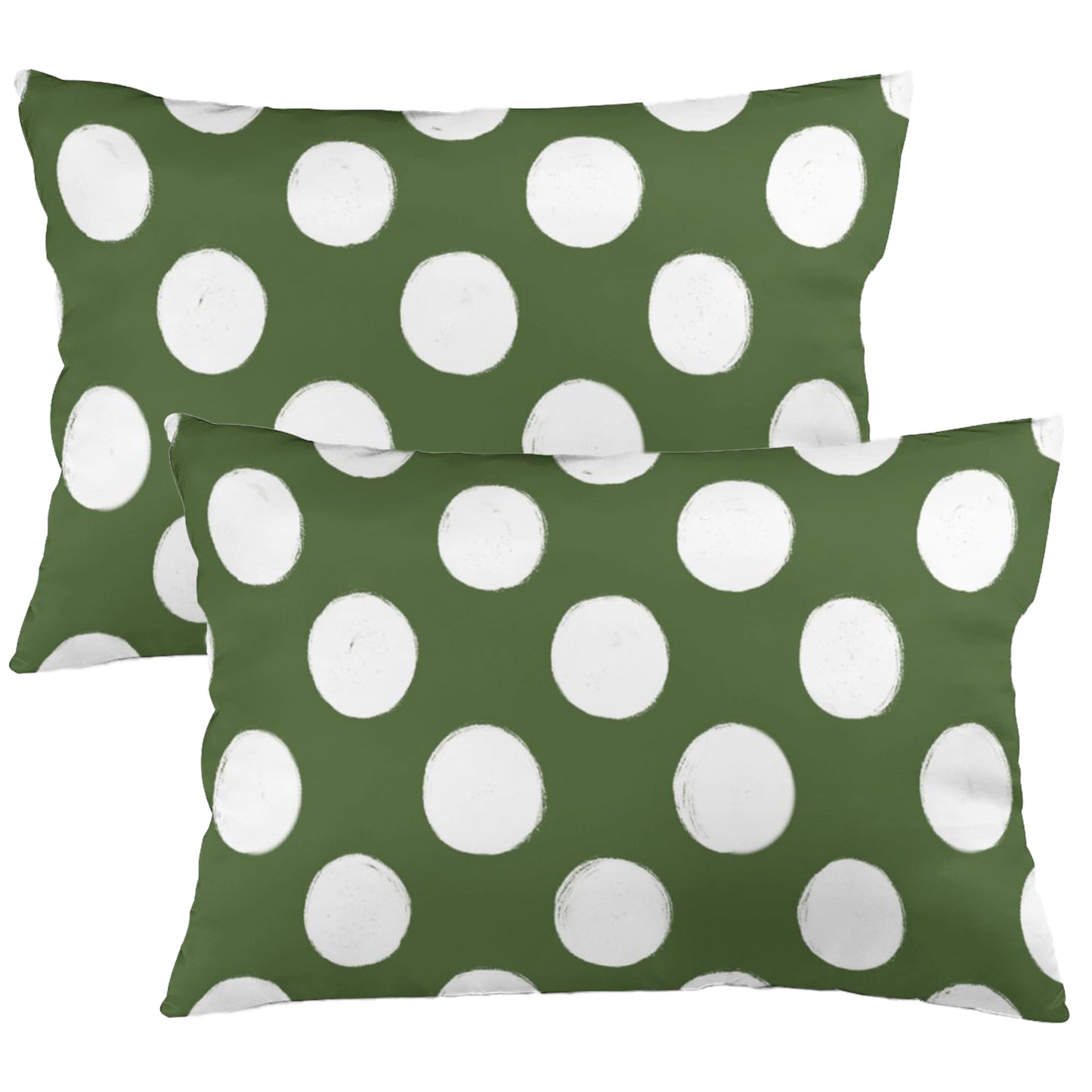 Polka Dot Throw Pillow Covers 18x18 inch Set of 2 Modern Velvet Decorative Cushion Covers