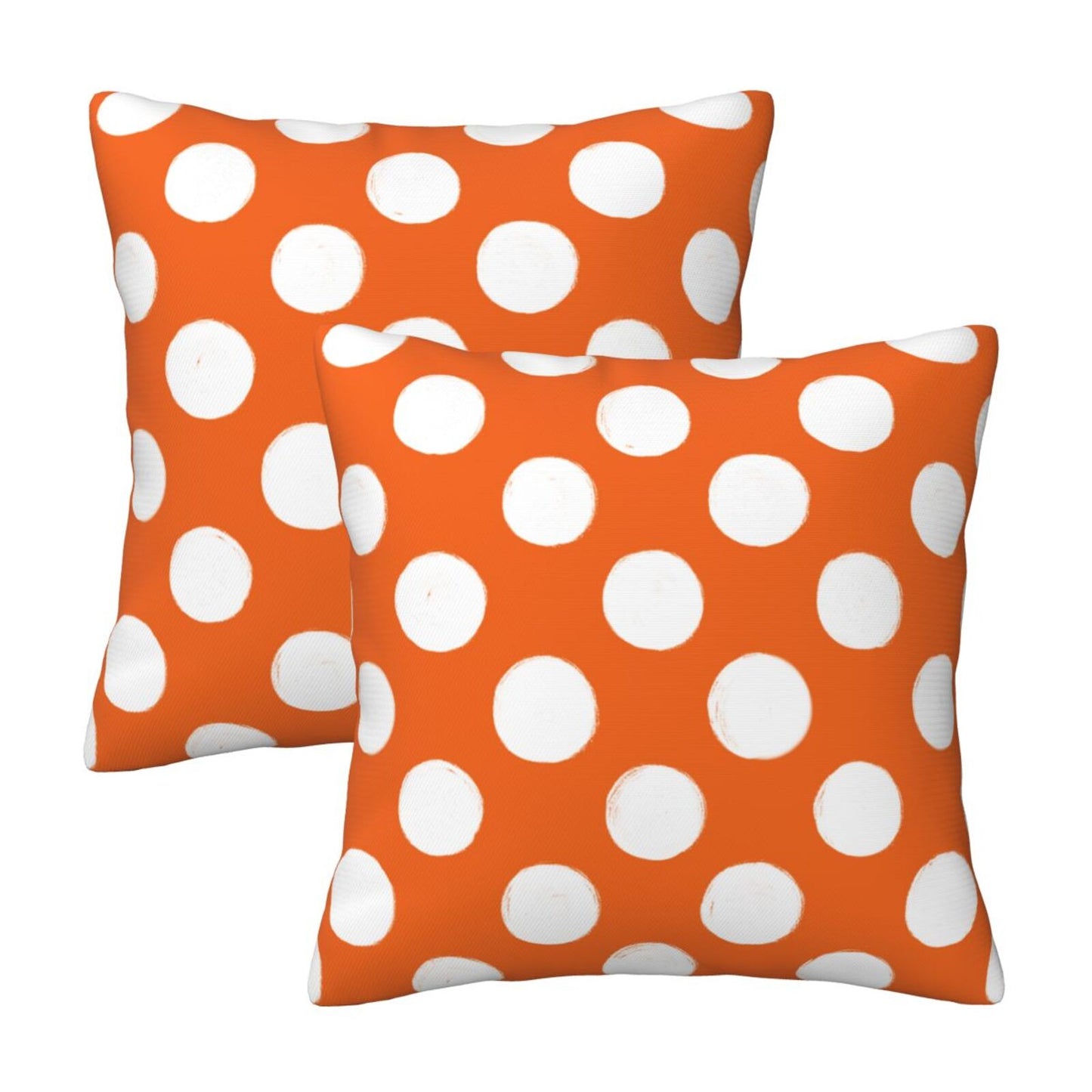 Polka Dot Throw Pillow Covers 18x18 inch Set of 2 Modern Velvet Decorative Cushion Covers