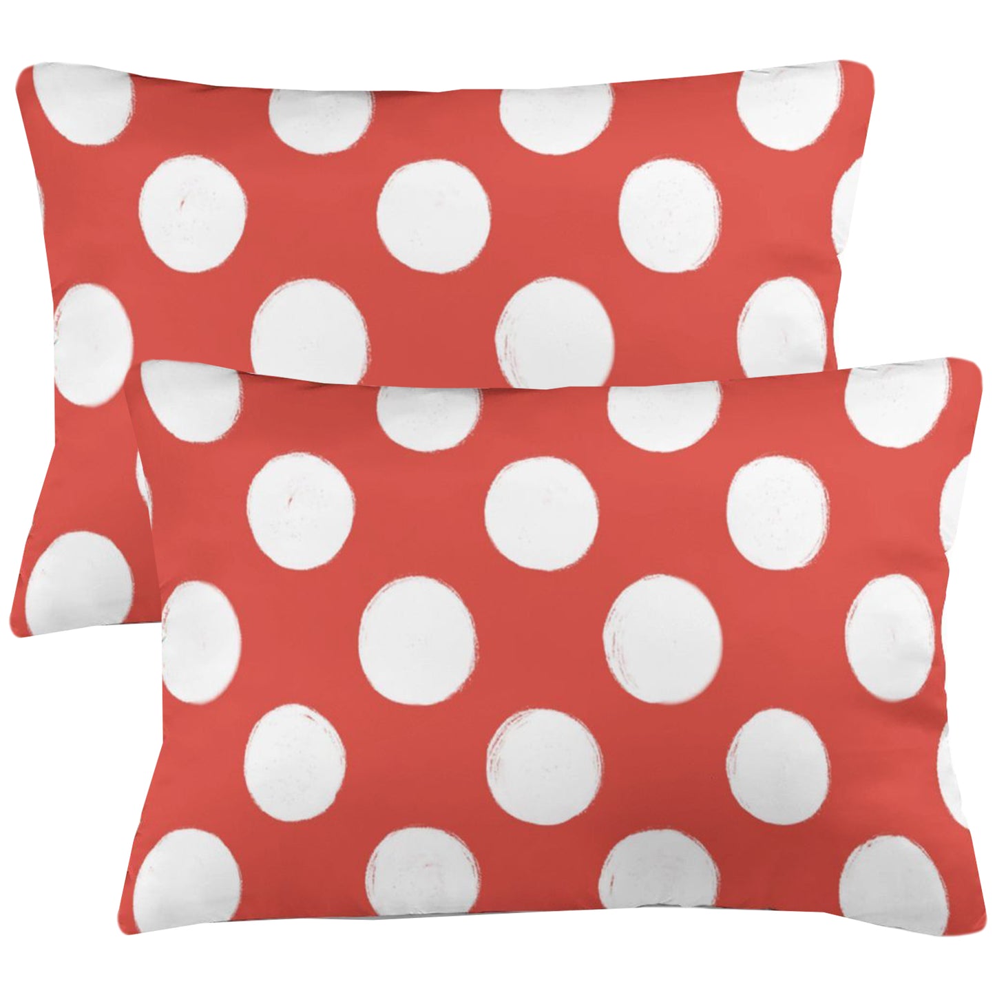 Polka Dot Throw Pillow Covers 18x18 inch Set of 2 Modern Velvet Decorative Cushion Covers
