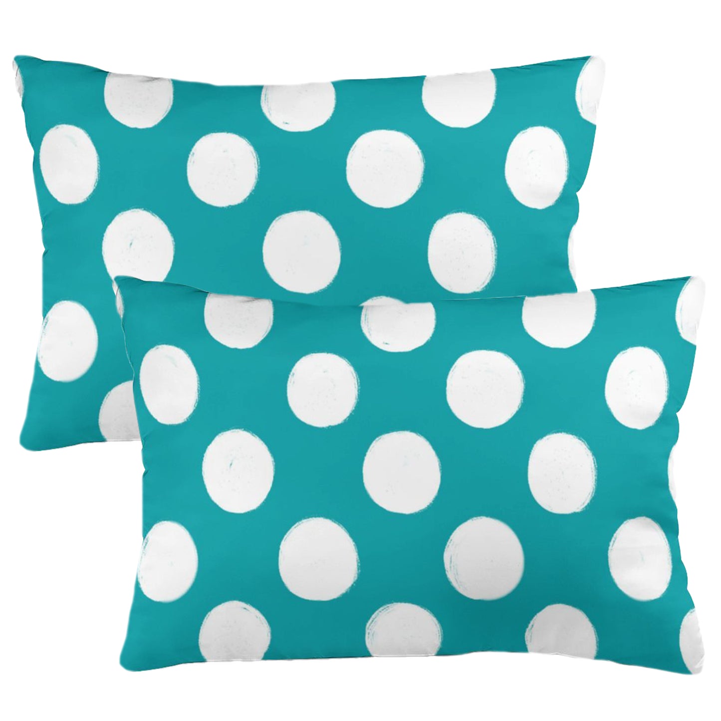 Polka Dot Throw Pillow Covers 18x18 inch Set of 2 Modern Velvet Decorative Cushion Covers