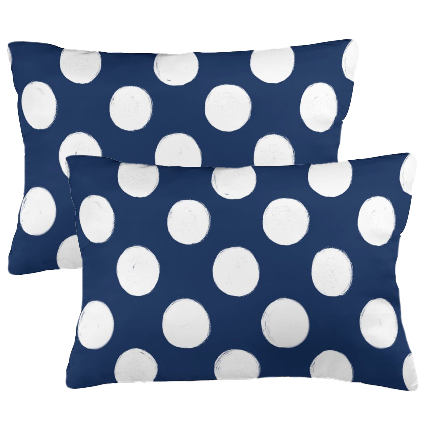 Polka Dot Throw Pillow Covers 18x18 inch Set of 2 Modern Velvet Decorative Cushion Covers