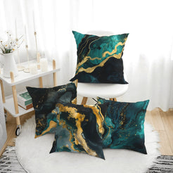 Abstract throw pillow covers 18x18 for sofa couch and living room decor