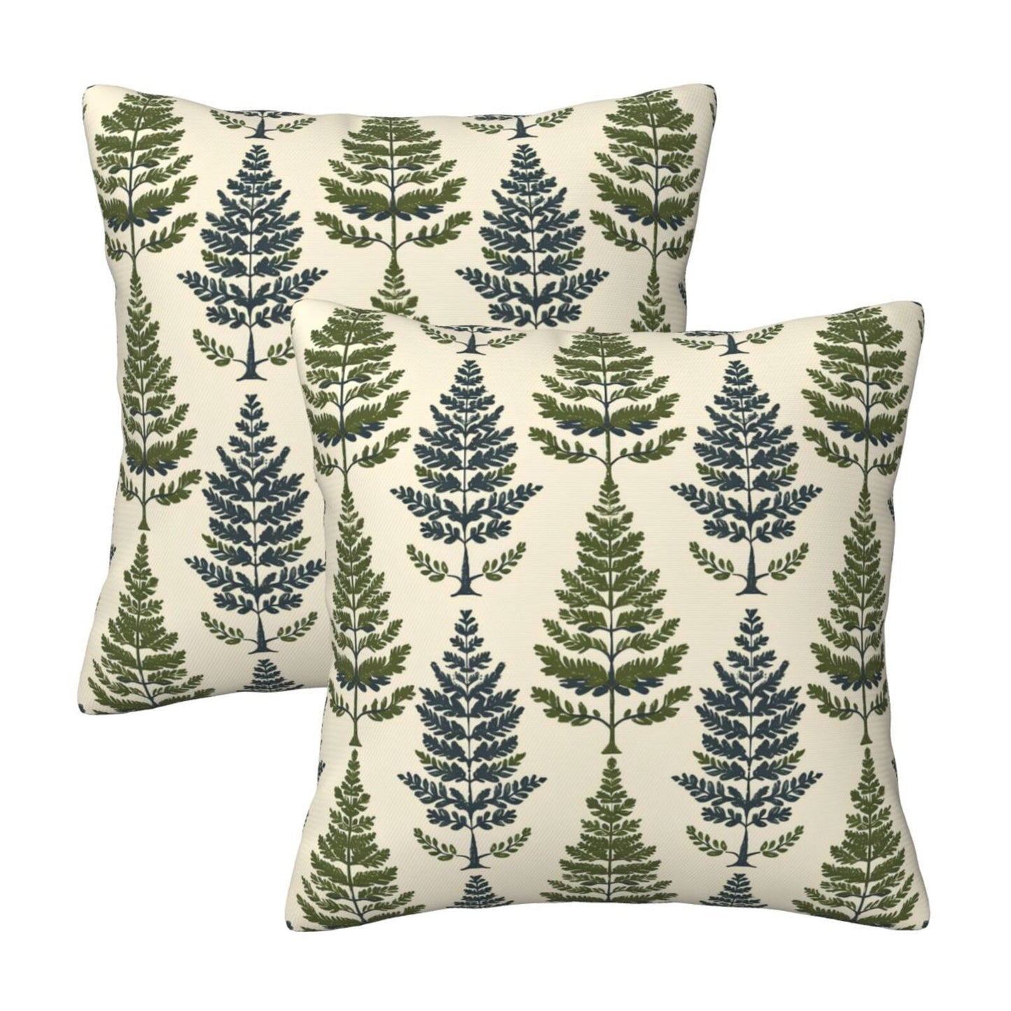 Christmas Tree Velvet Throw Pillow Covers Set of 2 Winter Holiday Decorative Cushion Covers