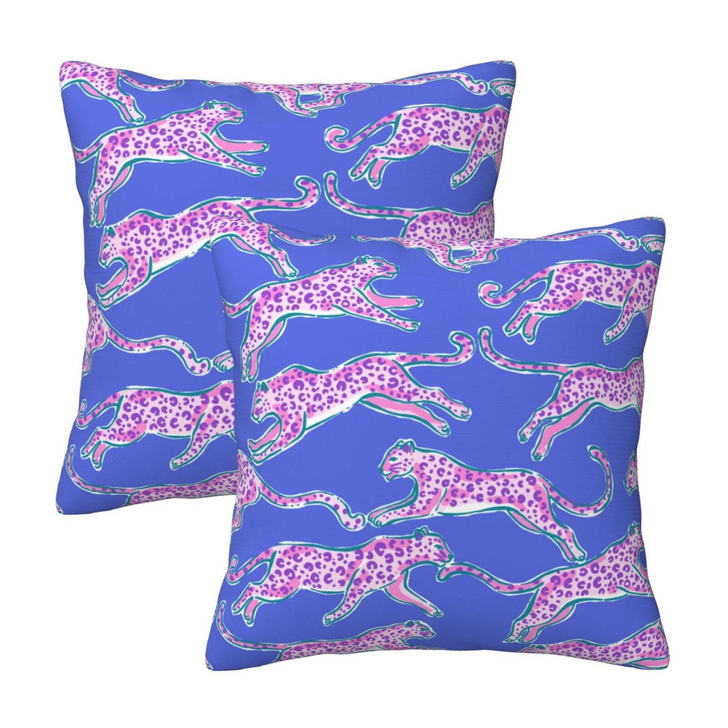 Preppy Throw Pillow Covers 18x18 inch Set of 2 Back to School Decorative Cushion Covers for Students Girls