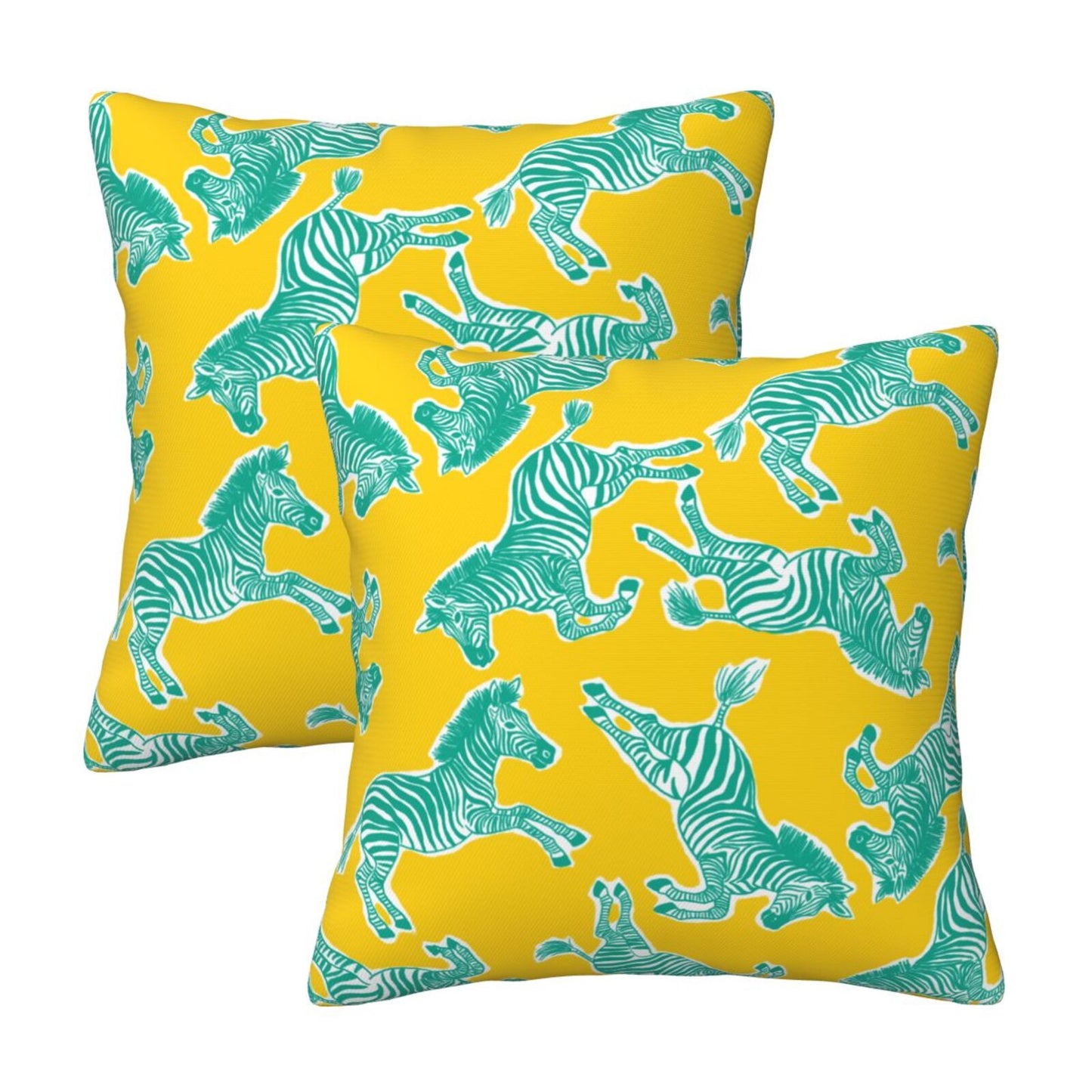 Preppy Throw Pillow Covers 18x18 inch Set of 2 Back to School Decorative Cushion Covers for Students Girls