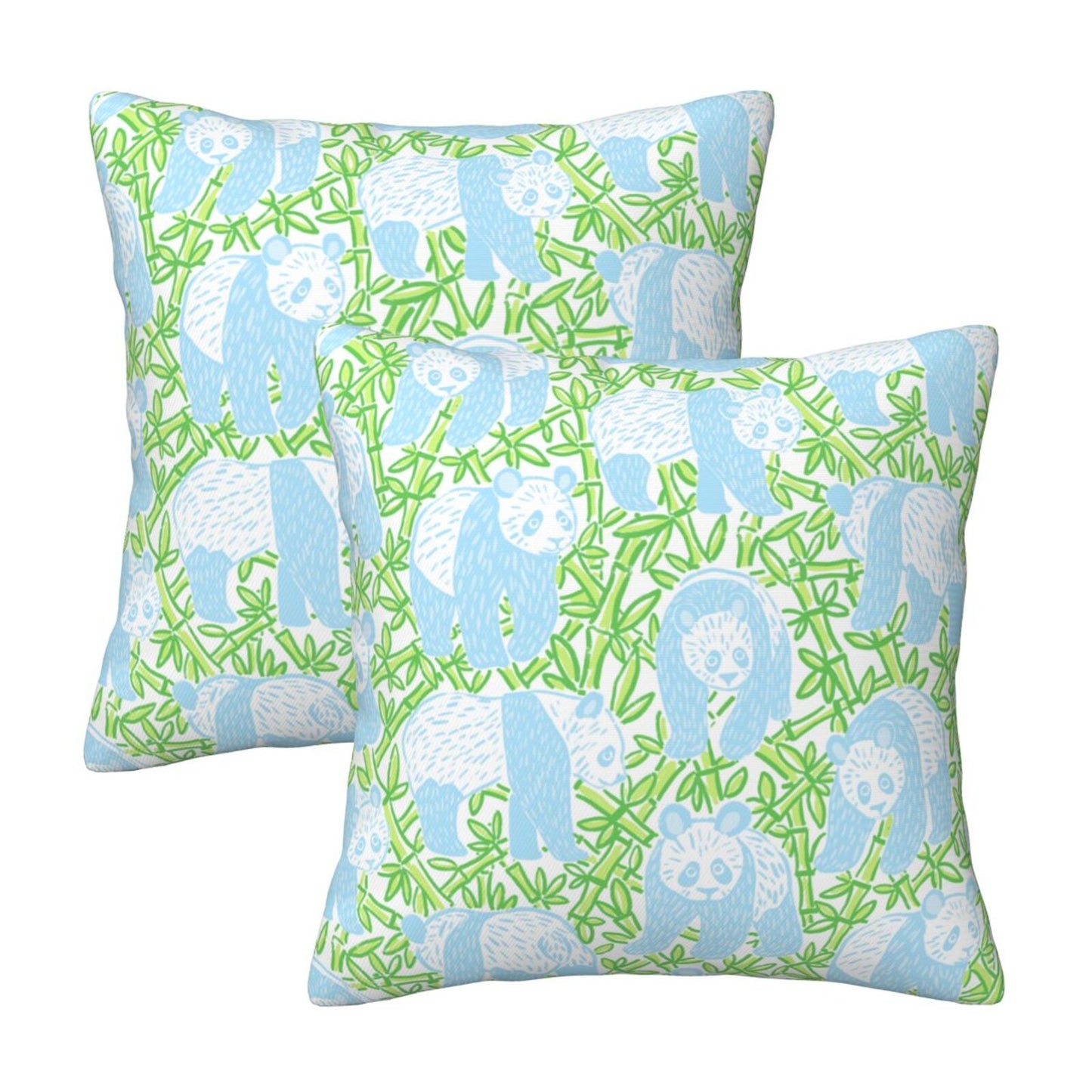 Preppy Throw Pillow Covers 18x18 inch Set of 2 Back to School Decorative Cushion Covers for Students Girls