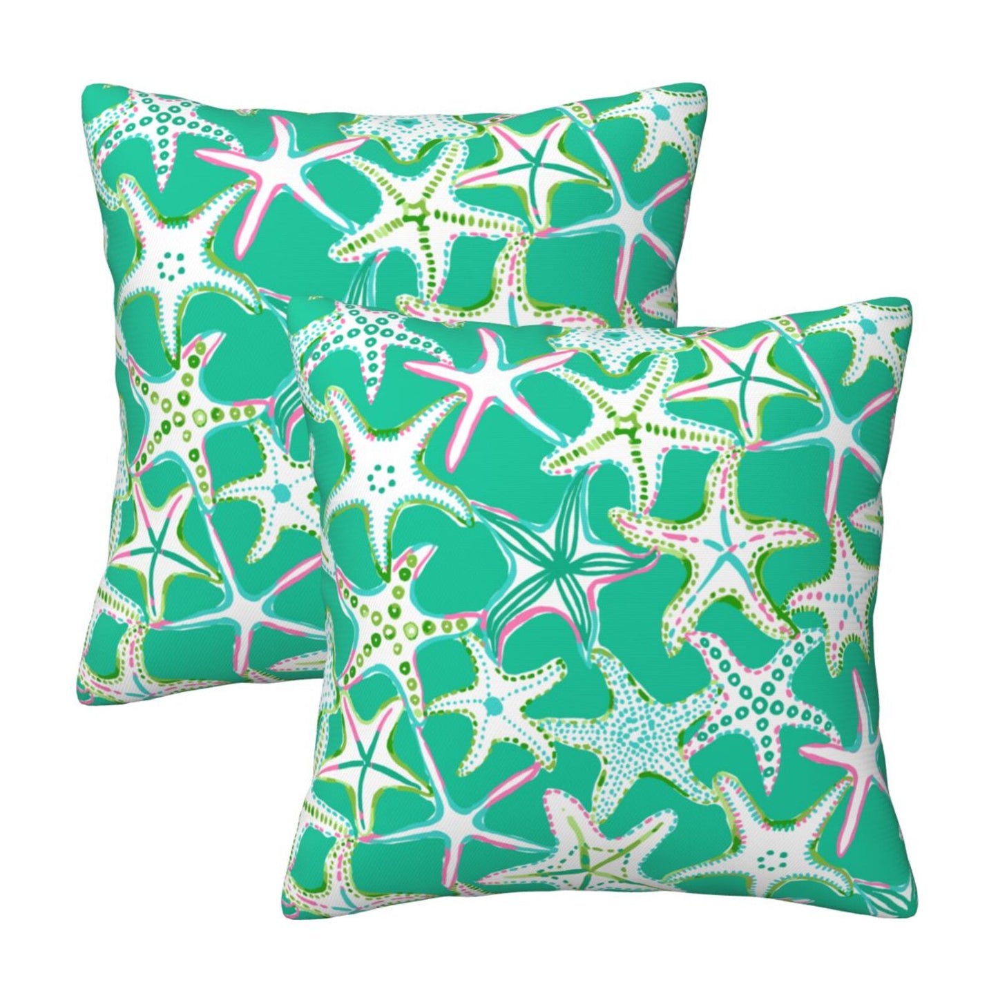 Preppy Velvet Throw Pillow Covers 18x18 inch Set of 2 Trendy Aesthetic Decorative Cushion Covers