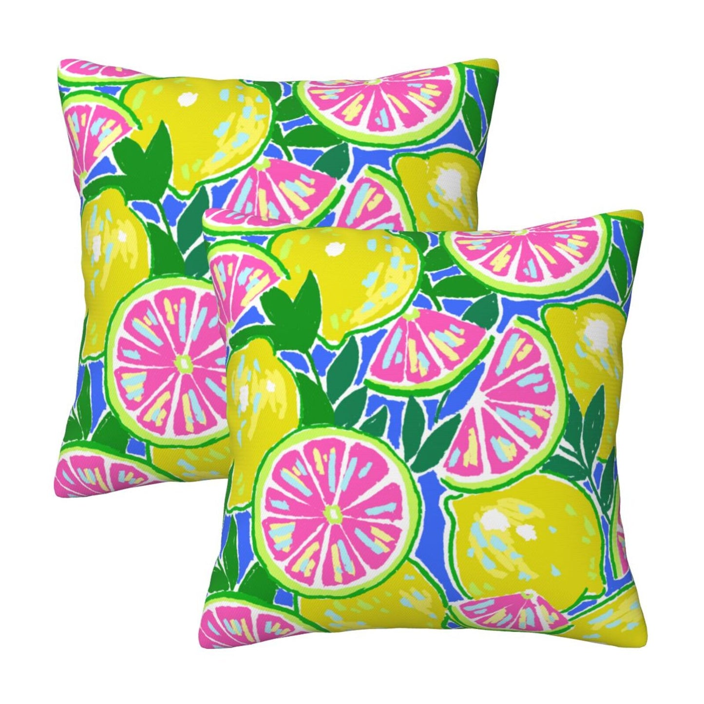 Preppy Velvet Throw Pillow Covers 18x18 inch Set of 2 Trendy Aesthetic Decorative Cushion Covers