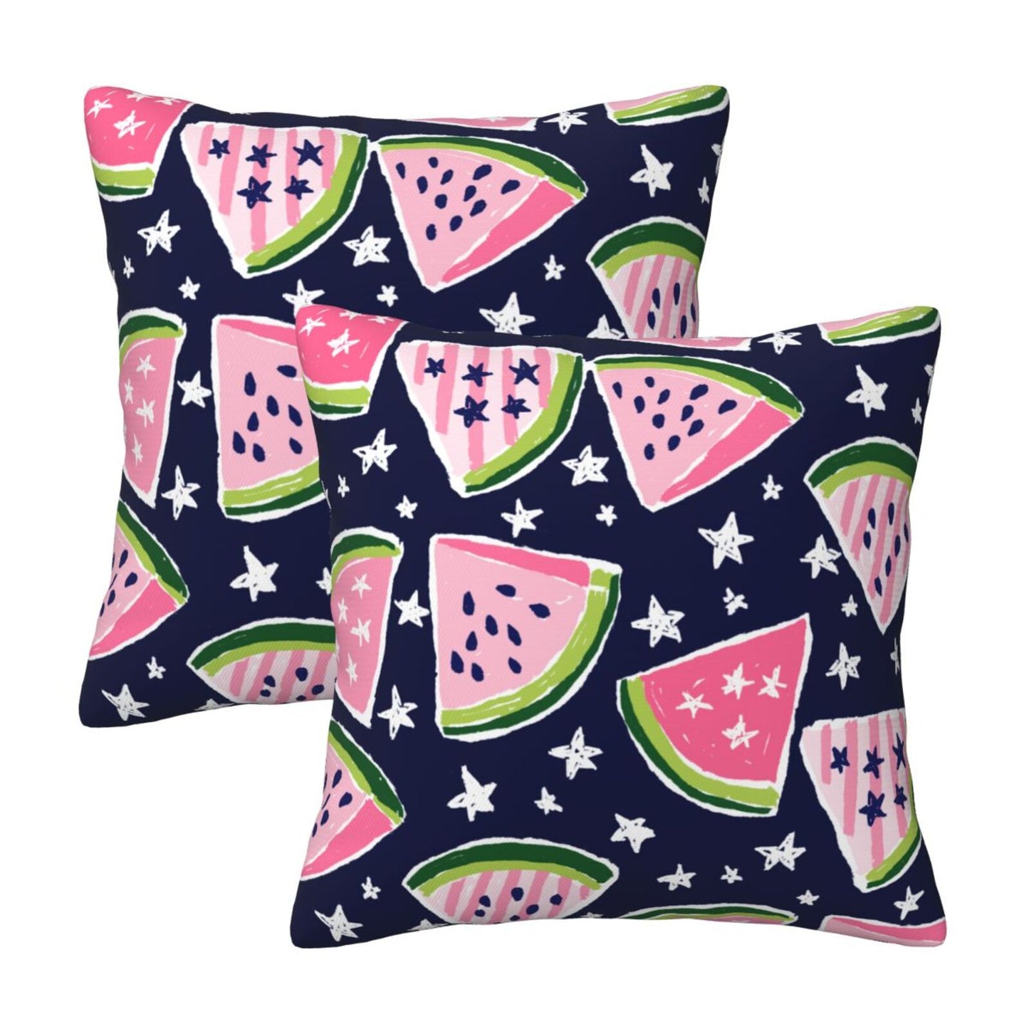Preppy Velvet Throw Pillow Covers 18x18 inch Set of 2 Trendy Aesthetic Decorative Cushion Covers