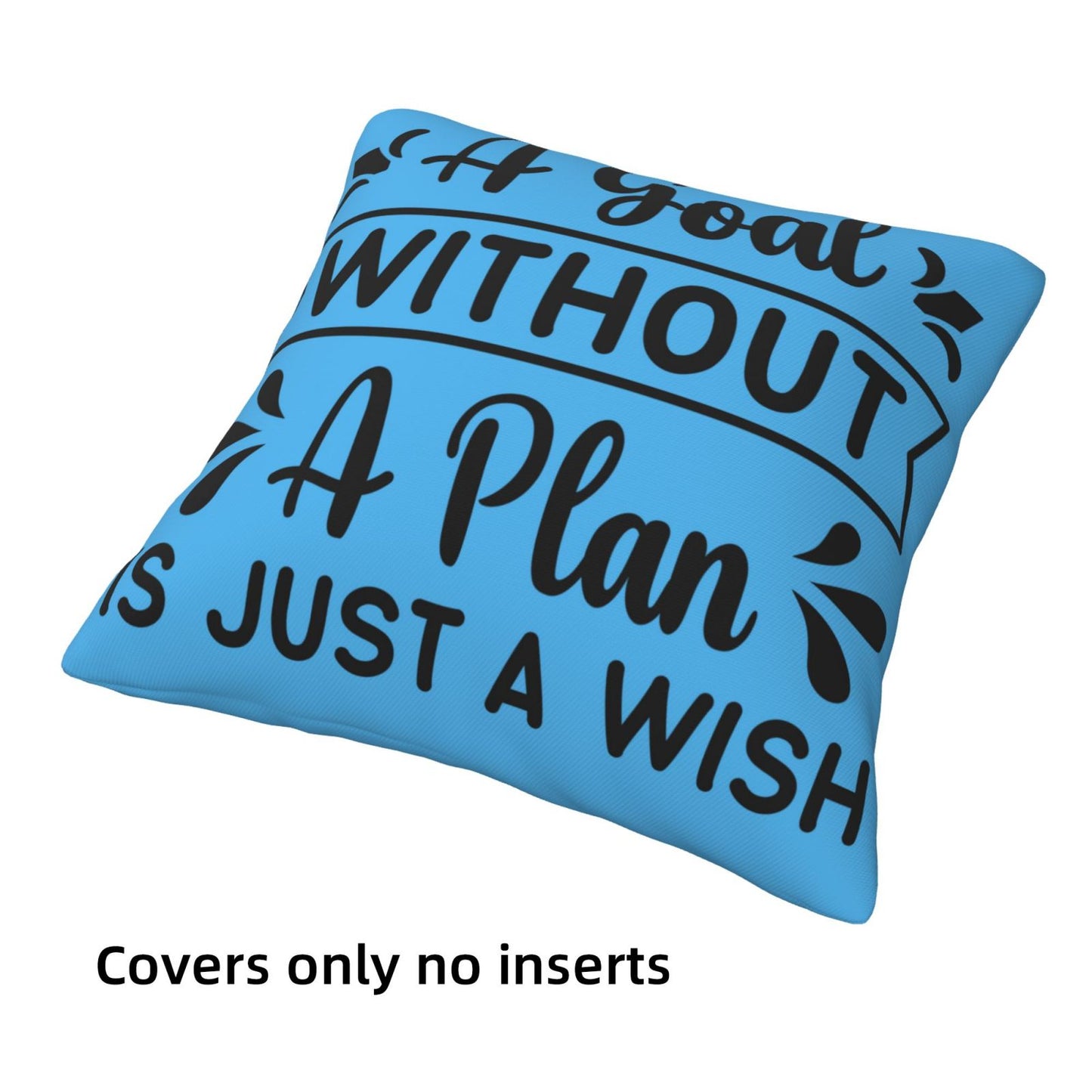 Motivational Throw Pillow Covers 18x18 inch Set of 4 Colorful Inspirational Phrase Pillow Cases Academic College Decorative Cushion Covers for Library
