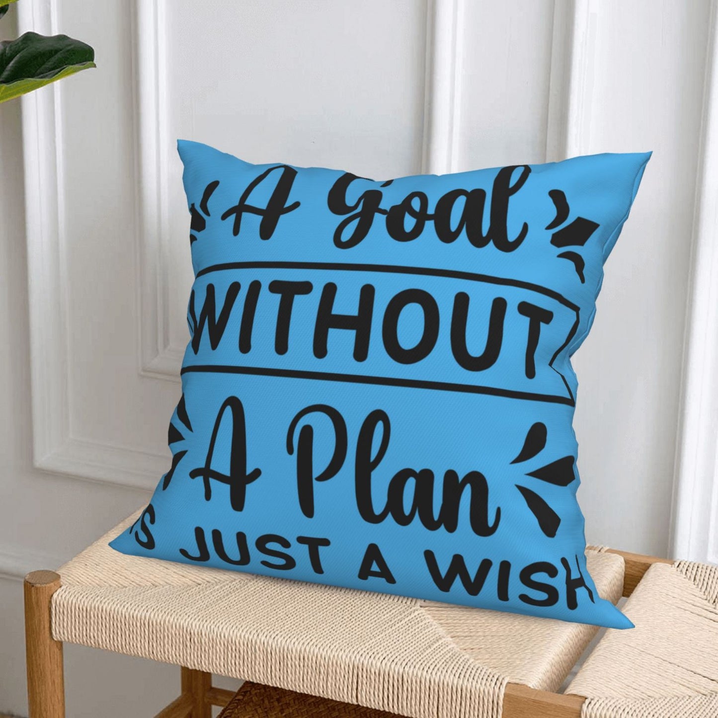Motivational Throw Pillow Covers 18x18 inch Set of 4 Colorful Inspirational Phrase Pillow Cases Academic College Decorative Cushion Covers for Library