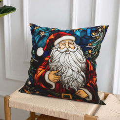 Christmas throw pillow covers 18x18 Set of 4 for sofa couch and living room decor
