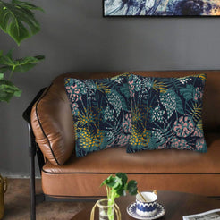 Abstract throw pillow covers 18x18 Set of 2 for sofa couch and living room decor