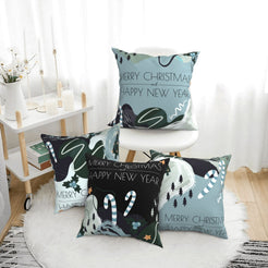 Floral throw pillow covers 18x18 Set of 4 for sofa couch and living room decor