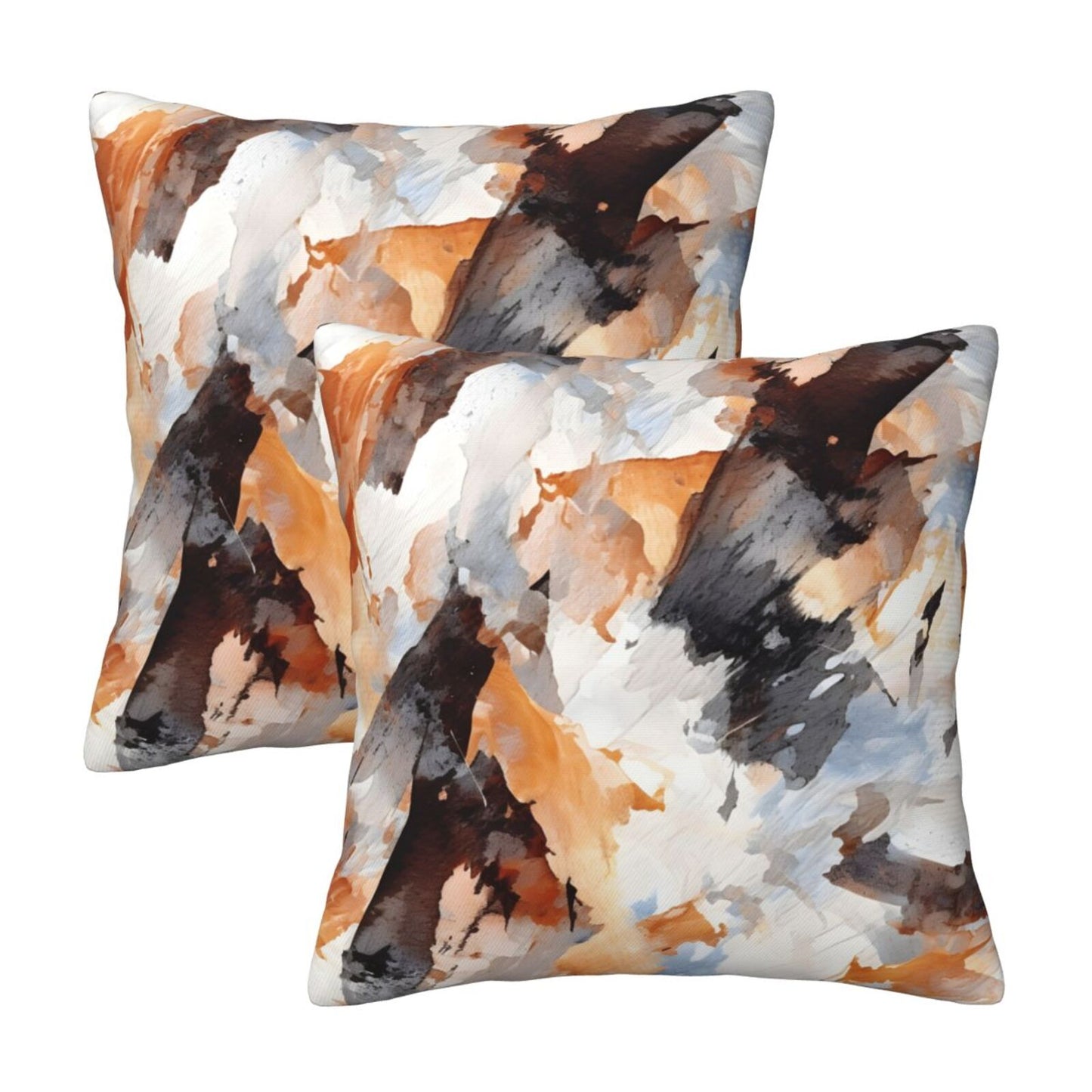 Camo Throw Pillow Covers 18x18 inch Set of 2 Camouflage Patriotic Pillow Cases Army Military Decorative Cushion Covers