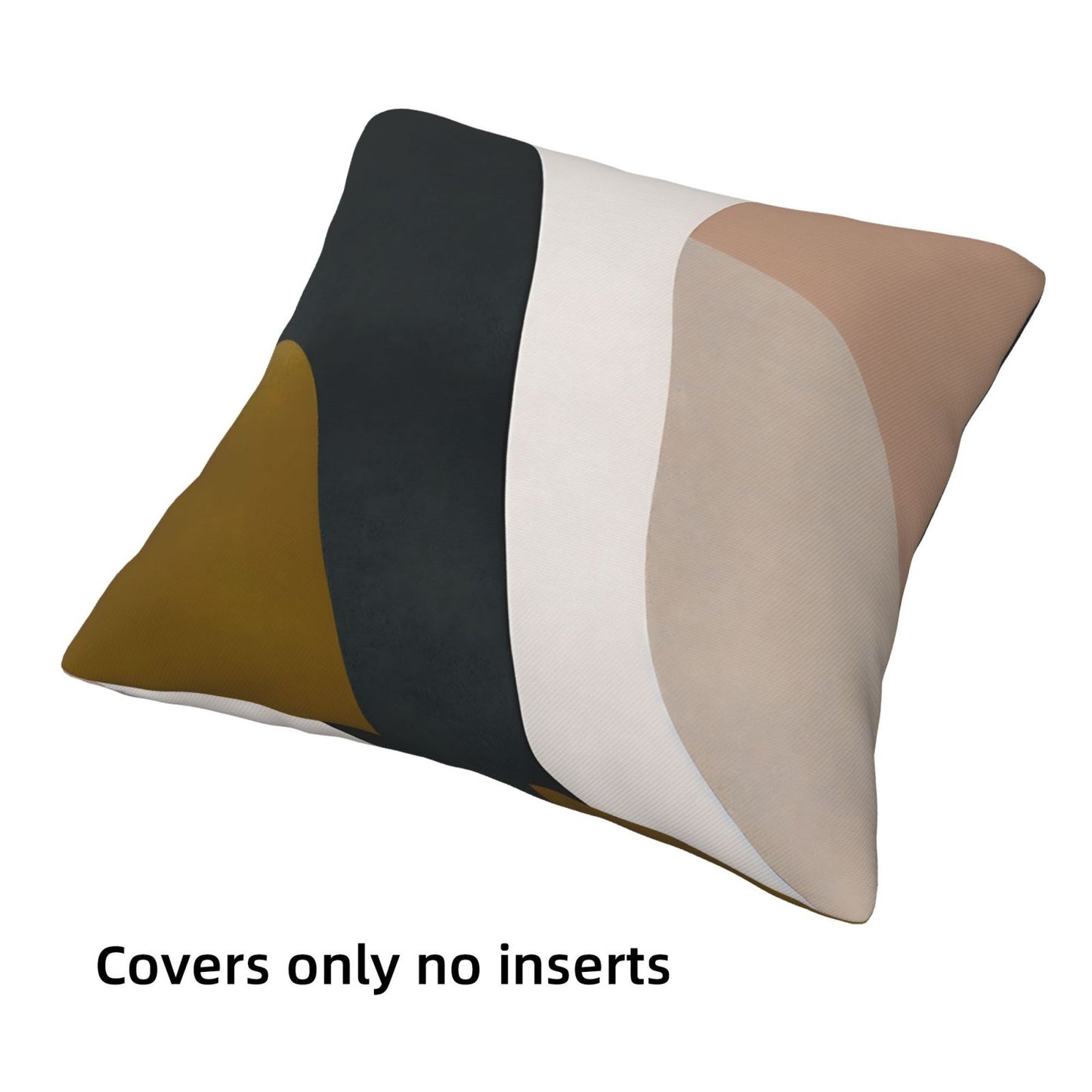Abstract Geometric Throw Pillow Covers 18x18 inch Set of 4 Minimalist Nordic Decorative Cushion Covers