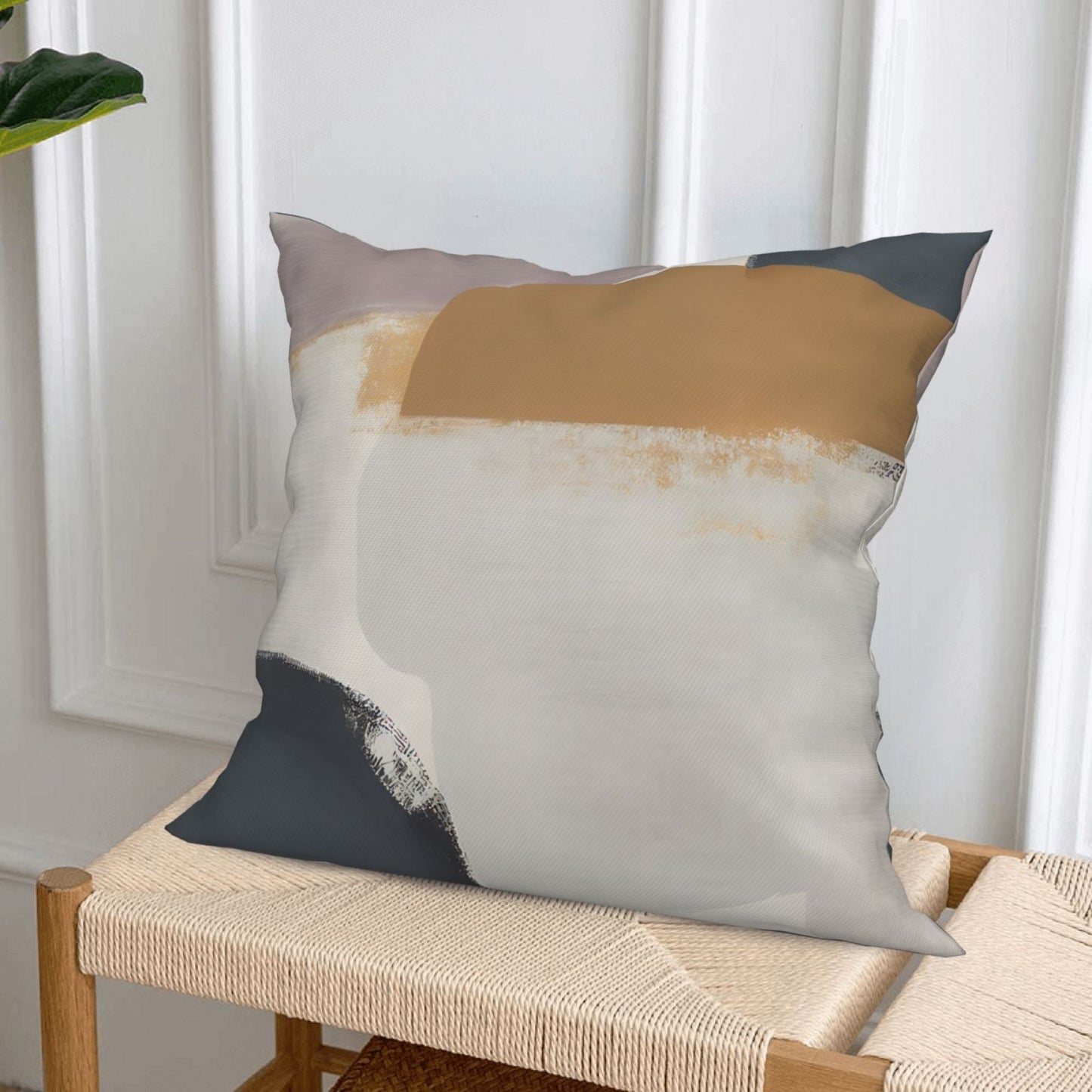 Abstract Geometric Throw Pillow Covers 18x18 inch Set of 4 Minimalist Nordic Decorative Cushion Covers