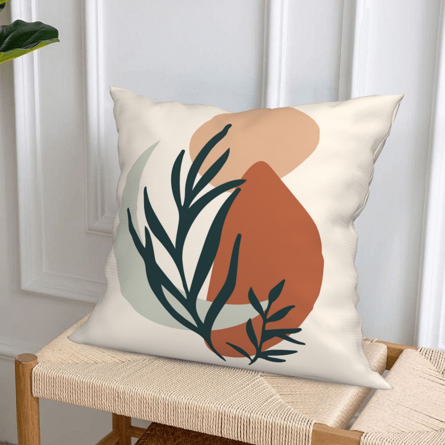 Bohemian Abstract Throw Pillow Covers 18x18 inch Set of 4 Inspirational Decorative Cushion Covers