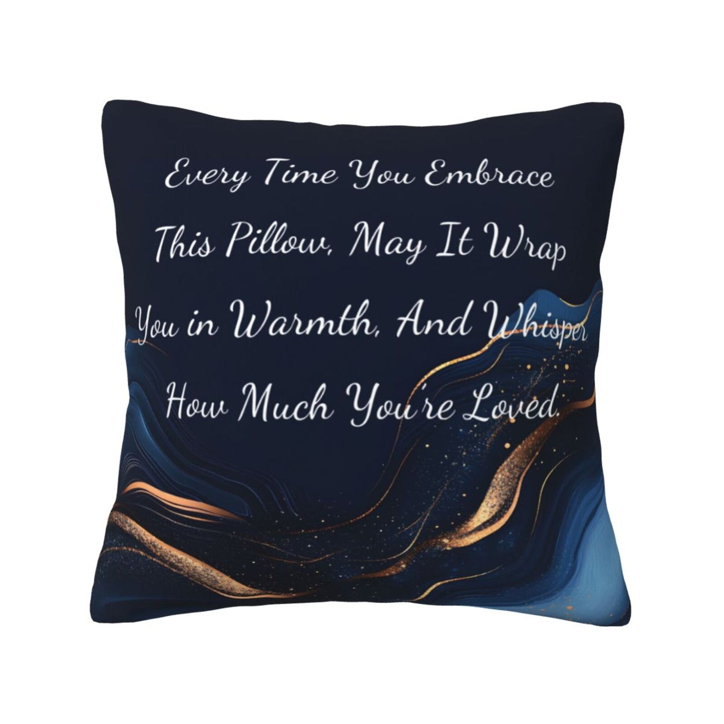 Valentines Day Gifts Throw Pillow Cover 18x18 inch Set of 1 Inspirational Velvet Decorative Cushion Cover