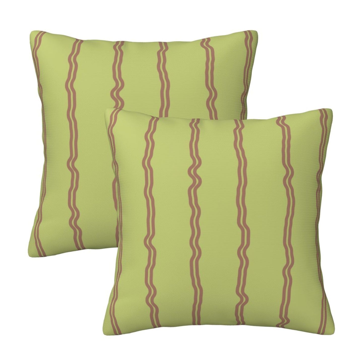 Striped Velvet Pillow Covers Set of 2 Modern Geometric Decorative Cushion Covers