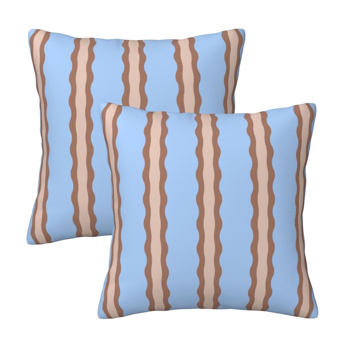 Striped Velvet Pillow Covers Set of 2 Modern Geometric Decorative Cushion Covers