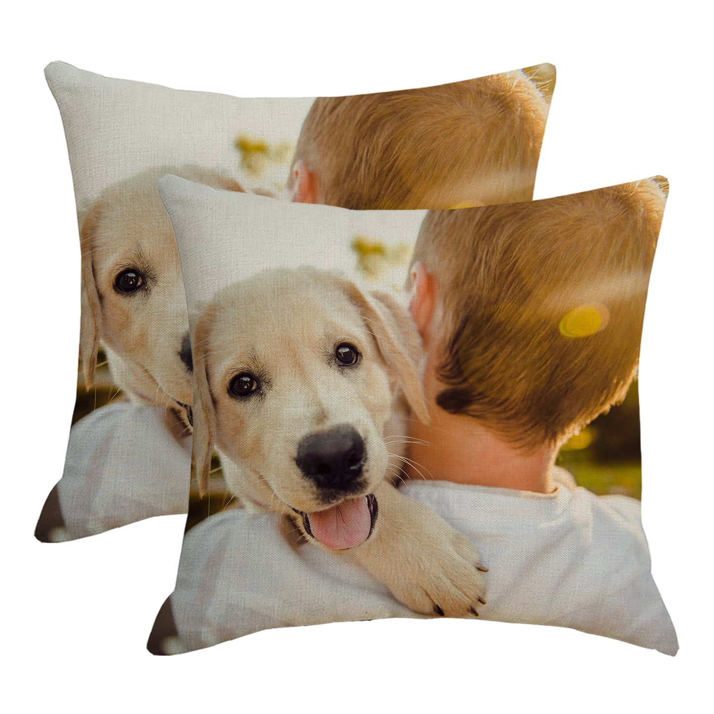 Custom Pillow Cover Outdoor Waterproof Personalized Gift Pillow Case Picture Photos Customized Decorative Cushion Cover for Patio Lawn Garden