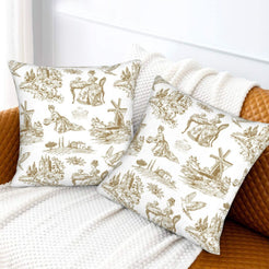 Boho throw pillow covers 18x18 for sofa couch and living room decor