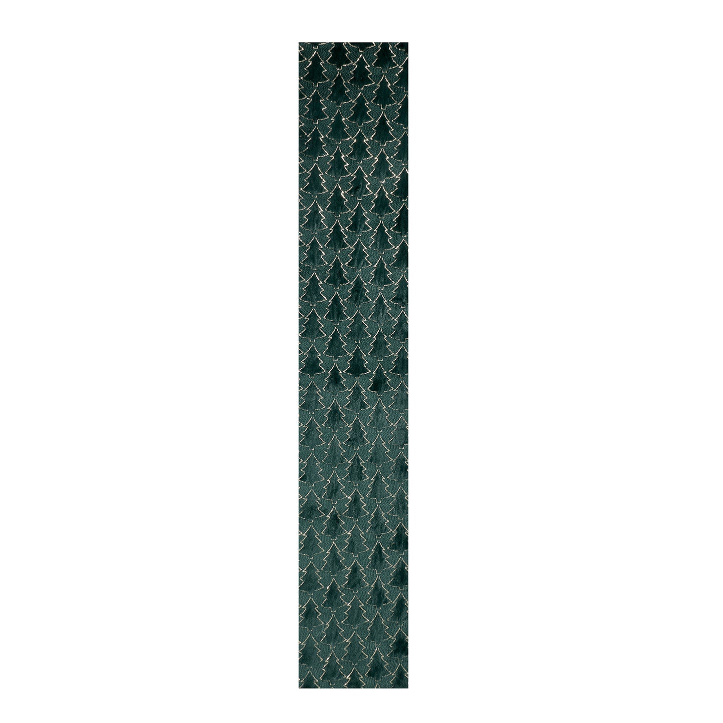 Christmas Tree Table Runner Winter Holiday Fur Decor for Kitchen Party Wedding Dining Table