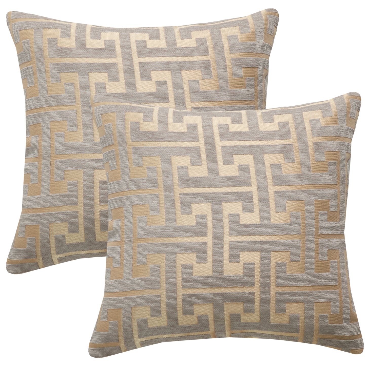 CJCGXGY,HOSTECCO Chenille Jacquard Pillow Covers Geometric Striped Pillow Case for Couch Bed