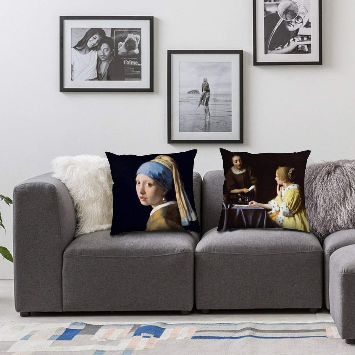 Art Print Pillow Covers, 26x26 Inch - Art Design 5