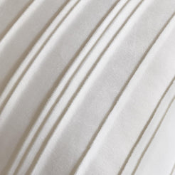 Pinch-Pleat Velvet Pillow Covers - White