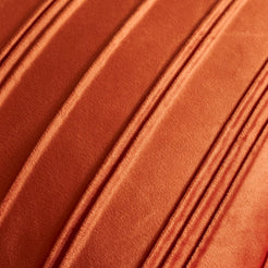 Pinch-Pleat Velvet Pillow Covers - Terracotta Rust