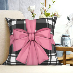 Decorative throw pillow covers 18x18 Set of 4 for sofa couch and living room decor