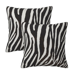 Velvet throw pillow covers 18x18 Set of 2 for sofa couch and living room decor
