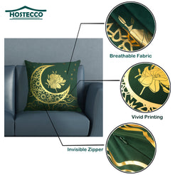Christmas throw pillow covers 18x18 Set of 2 for sofa couch and living room decor