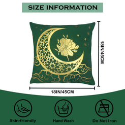 Christmas throw pillow covers 18x18 Set of 2 for sofa couch and living room decor