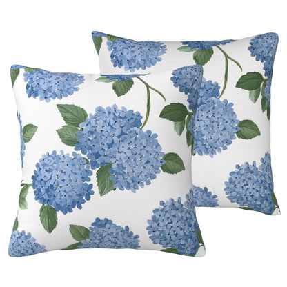 HOSTECCO Floral Black Cat Throw Pillow Covers, Waterproof Spring Pillow Covers with Colorful Wildflowers, Cute Garden Cat Throw Pillows for Couch Sofa Bedroom, Cat Lady Mom Gift Decor