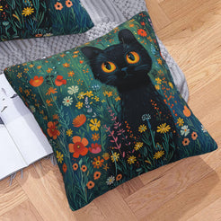 Floral throw pillow covers 18x18 for sofa couch and living room decor