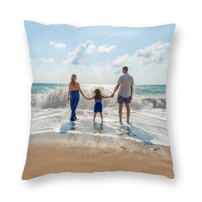 Custom Pillow Covers Add Own Photos to Design Personalized Decorative Cushion Covers Square Throw Pillowcases Customized Gift for Home Decor