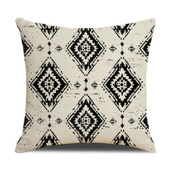 Boho throw pillow covers 18x18 Set of 4 for sofa couch and living room decor