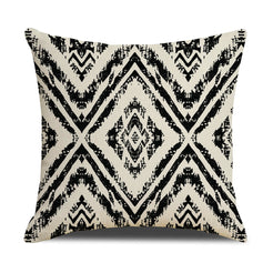 Boho throw pillow covers 18x18 Set of 4 for sofa couch and living room decor